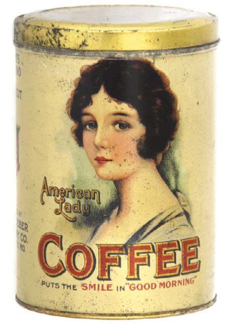 American Lady Coffee | Vintage tins, Coffee cans, Coffee tin