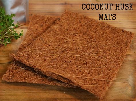 Microgreen Coconut Husk Natural Biodegradable Fibre Growing Mats ...