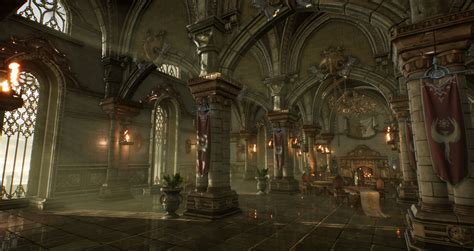 ArtStation - inside view of the castle, sera kim | Concept art, Inside ...