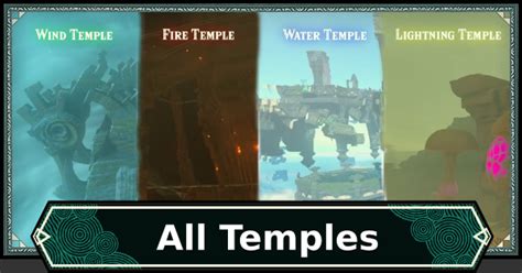 TotK | All Temple Walkthrough - Best Order & All Locations | Zelda ...