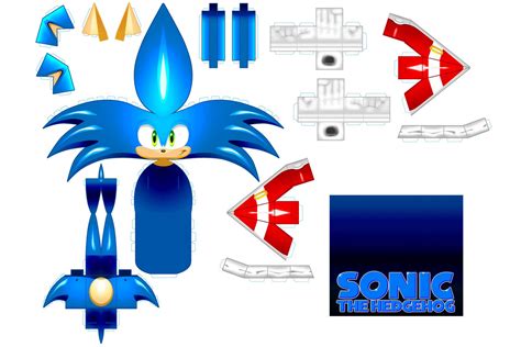 Papercraft Sonic Papercraft Templates | Images and Photos finder