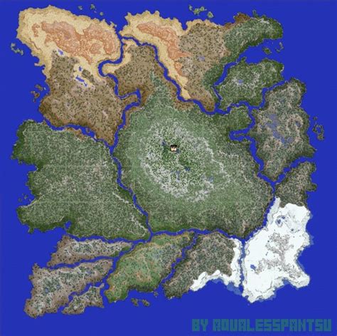 Сovered river - 5000x5000 (custom terrain) 1.20/1.19.2/1.19.1/1.19/1.18 ...