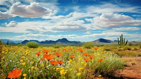 usa sonoran desert flowers ai generated 29140274 Stock Photo at Vecteezy