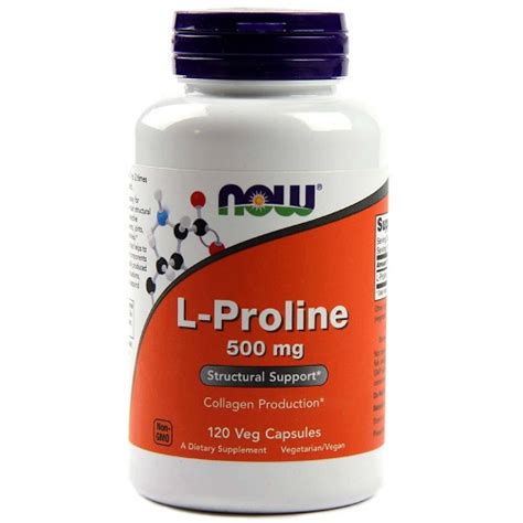 Now Foods L-proline 500mg - Training Fuels