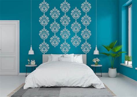 Easy Damask Wall Stencils for Painting | Damask Designs