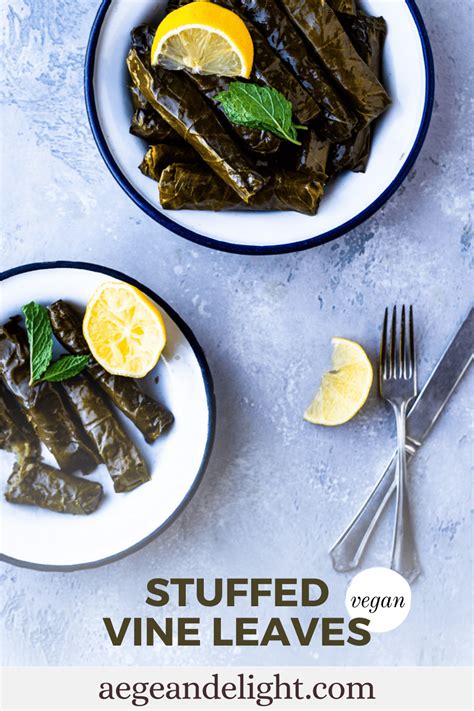 Stuffed Vine Leaves - Authentic Turkish Sarma | Aegean Delight