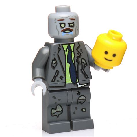 Custom LEGO Zombie Minifigure with Fresh Brains Vending Machine – The ...