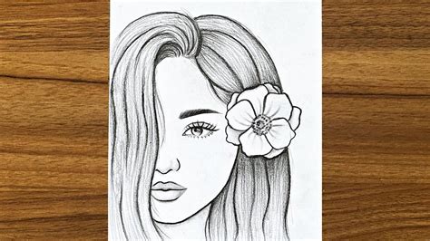 How to draw a beautiful girl || Easy drawing ideas for beginners ...