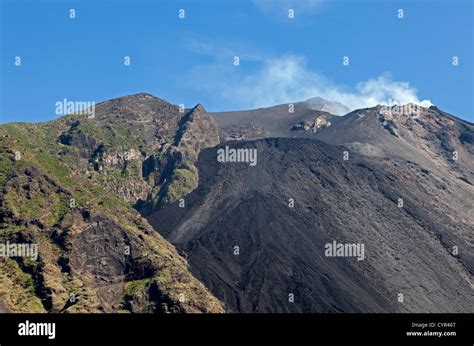 Volcano Stromboli, Aeolian Islands, Italy Stock Photo - Alamy