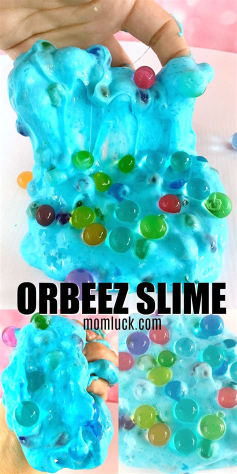 Orbeez Slime DIY Recipe - Mom Luck | Orbeez slime, Homemade slime, Homemade slime recipe