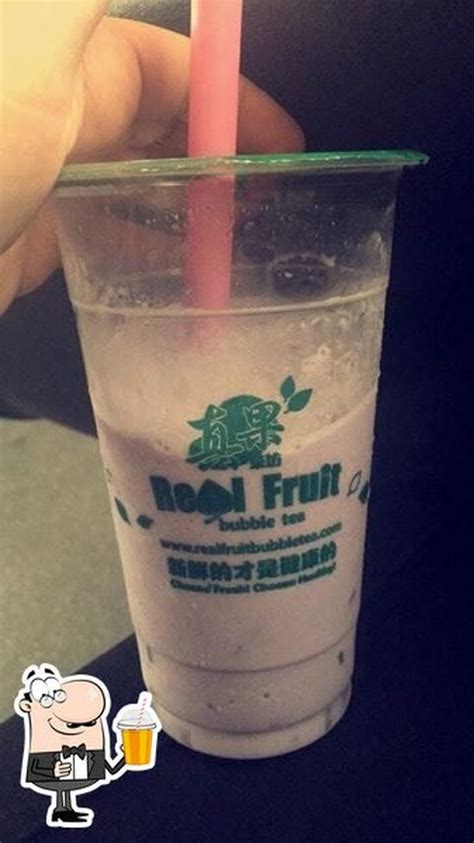 Carta de Real Fruit Bubble Tea, Pickering