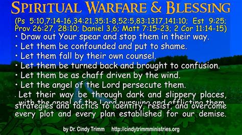 Spiritual warfare & Blessings by Dr.cindy Trimm - YouTube | Spiritual ...