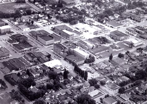 Aerial photo of downtown Moscow, Idaho | Historic Images of Moscow, Idaho