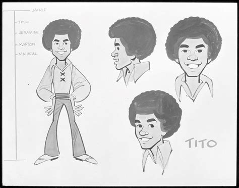 The Jackson Five famous cartoon RARE Image | #1801167470