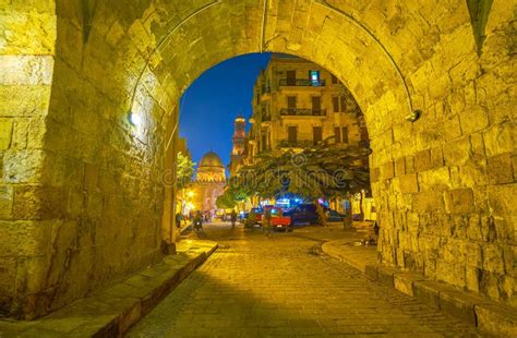 Egypt Cairo Citadel Night View Stock Image - Image of arab, praying ...