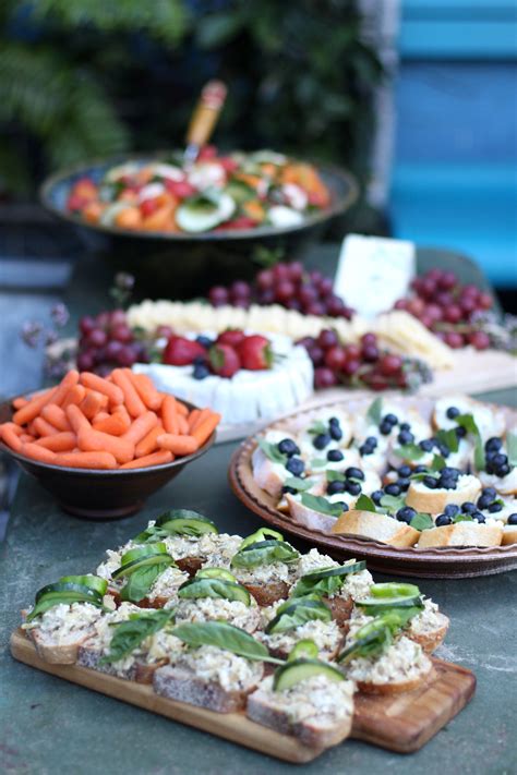 Simple Foods For A Summer Garden Party - With The Grains