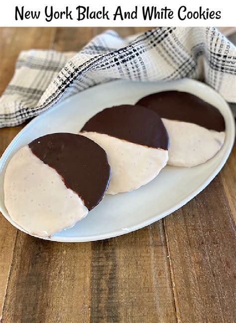 New York Black And White Cookies - Pams Daily Dish