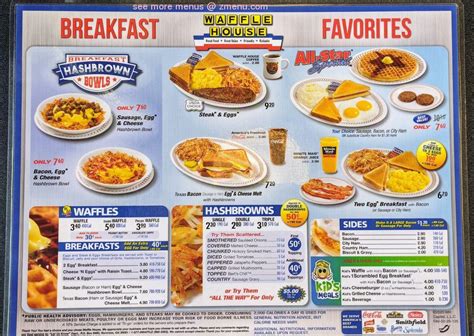 Waffle house waffle house menu - statfreaks