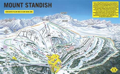 Sunshine Village Trail Maps & Sunshine Village Ski Resort Trail Maps PDF - Banff (Alberta ...