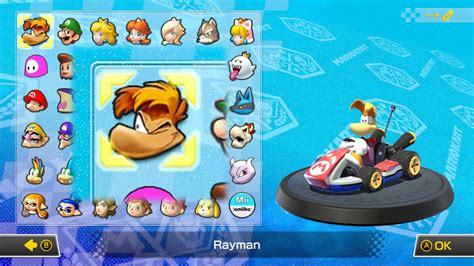 Rayman UI Icons [Mario Kart 8 Deluxe] [Mods]