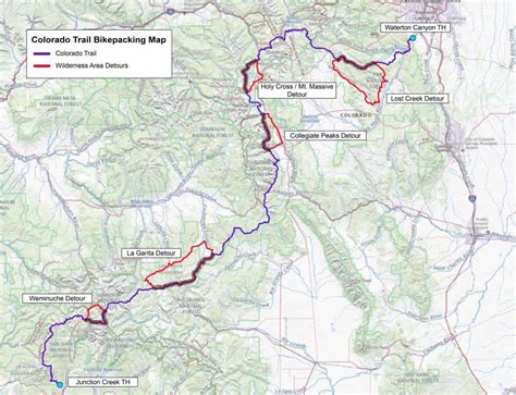 Colorado-Trail-Bikepacking-Map - TMBtent