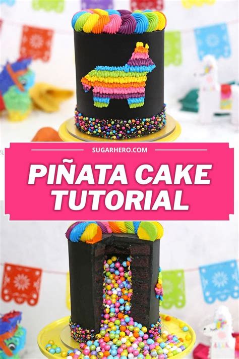 Pinata Cake | Pinata cake, Birthday cake kids, Candy filled cake