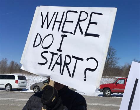 20 protest signs from Trump's first Michigan visit as president | MLive.com