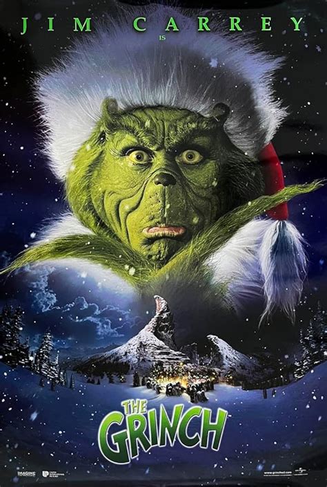 Amazon.com: Movie Poster THE GRINCH 2 Sided ORIGINAL Advance Version B ...