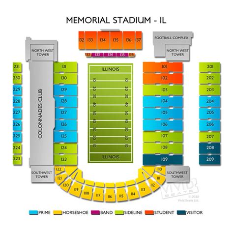 Memorial Stadium- IL Seating Chart | Vivid Seats