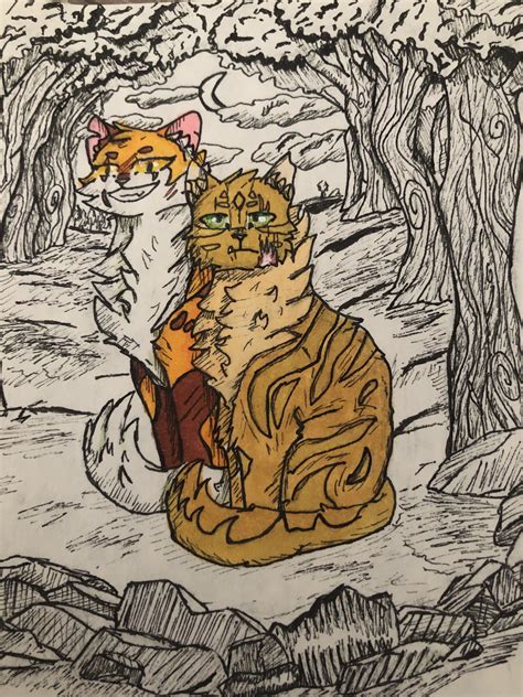 Mapleshade & Crookedstar in Darkforest : r/WarriorCats