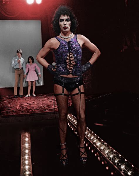 Tim Curry as Dr. Frank N. Furter. RHPS. The Roxy Theater, LA 1974. | Rocky horror show, Rocky ...