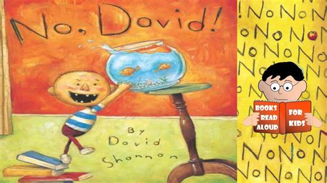 No, David! by David Shannon read aloud by Books Read Aloud for Kids - YouTube