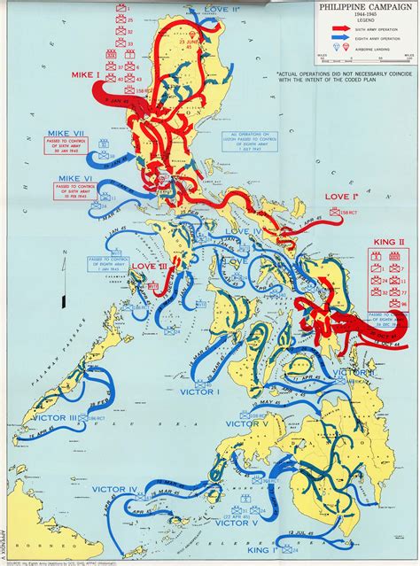 Philippinen Karte Routen