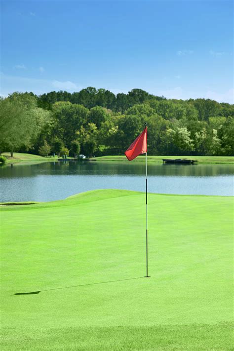 Golf Course Flag Photograph by Stratol - Pixels