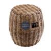 Grey rattan stool wholesale | Best supplier and exporter from Indonesia