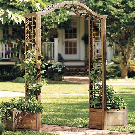 Resin Garden Arch Trellis | Brylane Home