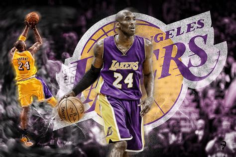 Kobe Bryant, LA Lakers Digital Art by SportsHype Art