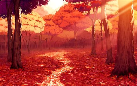 Anime autumn scenery wallpaper | 1920x1200 | #14670