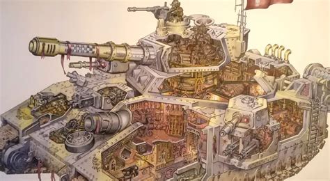 Original Baneblade Cutaway Art Sells At Auction