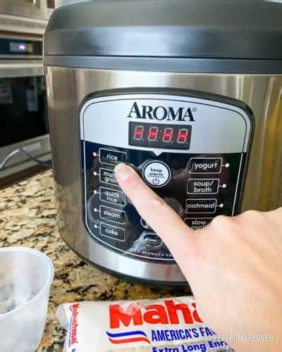 Aroma Rice Cooker Instructions & Recipe • Love From The Oven