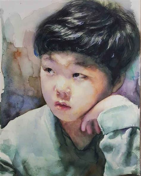 Painting by Artist Nagkyoo Seong Watercolor Painting Techniques ...