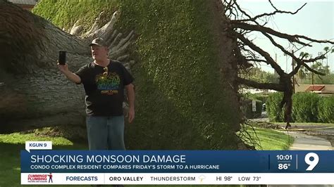 Monster monsoon storm leaves trail of damage in Tucson