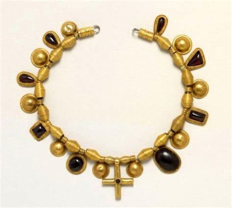 Anglo-Saxon Necklace, Late 7th Century ADFrom a cemetery in Desborough, Northamptonshire ...