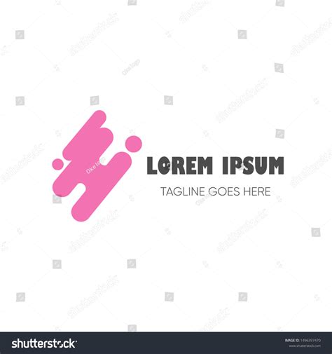 Liquid Logo Flat Designgeneral Logo Stock Vector (Royalty Free ...