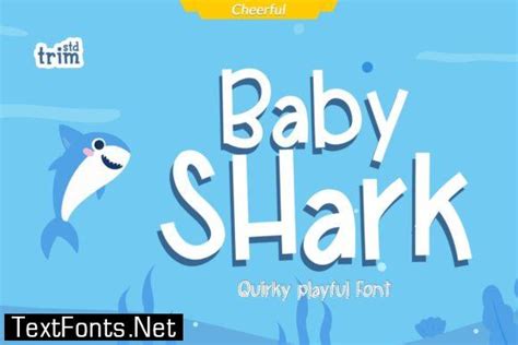 Baby Shark Font