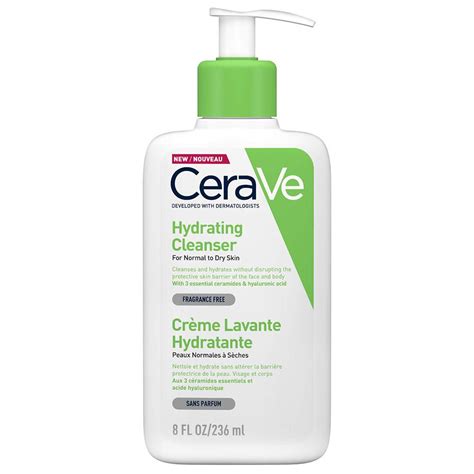 CeraVe Hydrating Cream To Foam Cleanser For Normal To Dry Skin 236ml