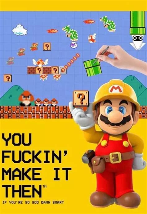 The REAL purpose of Super Mario Maker | Super Mario Maker | Know Your Meme