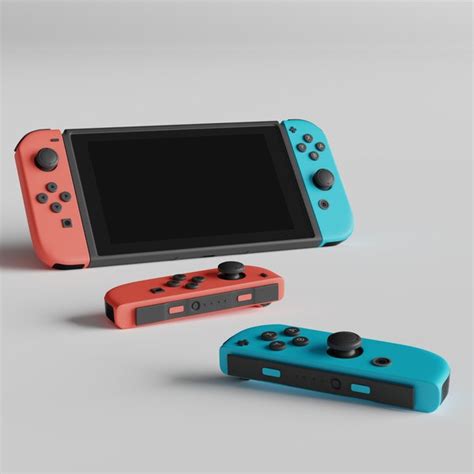 Nintendo switch joycons 3D model - TurboSquid 1621595