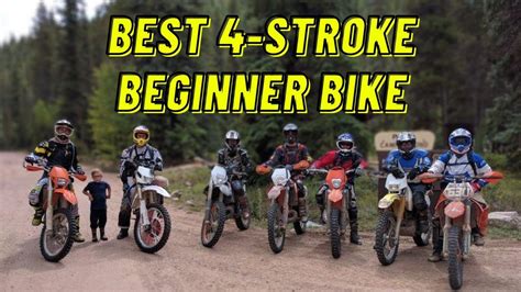 Best 4 Stroke Dirt Bike For Beginners: Based On Your Size & Budget - YouTube