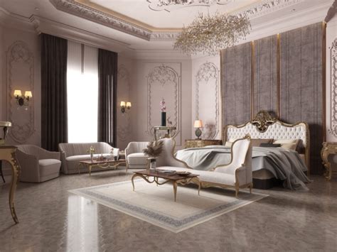 Classic Interior Design For Master Bedroom | HRarchZ Architecture Studio